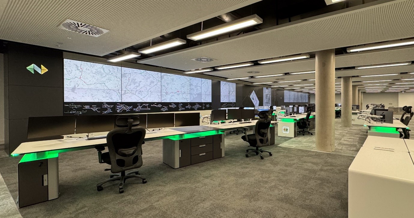 Level 2 Operation Control workstation furniture and control system equipment installation